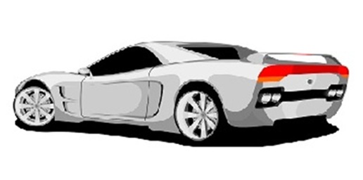 cartoon of car